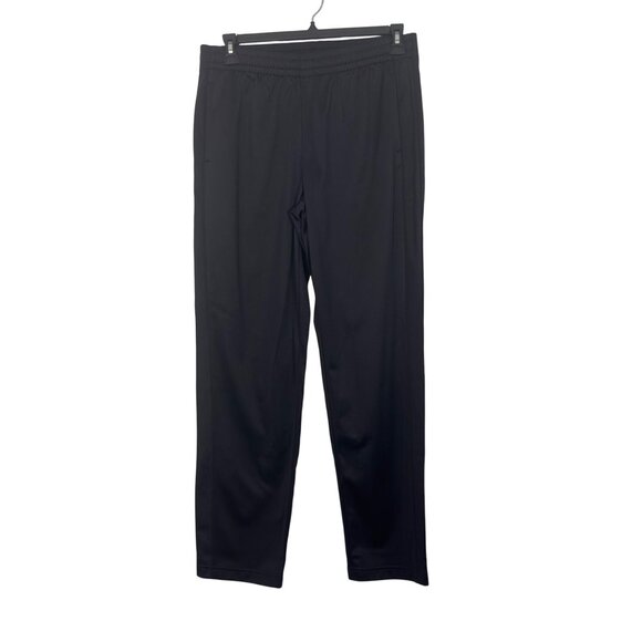 Tek Gear Mens Black Elastic Waist Athletic Pants SZ M Recycled Polyester - Picture 1 of 10